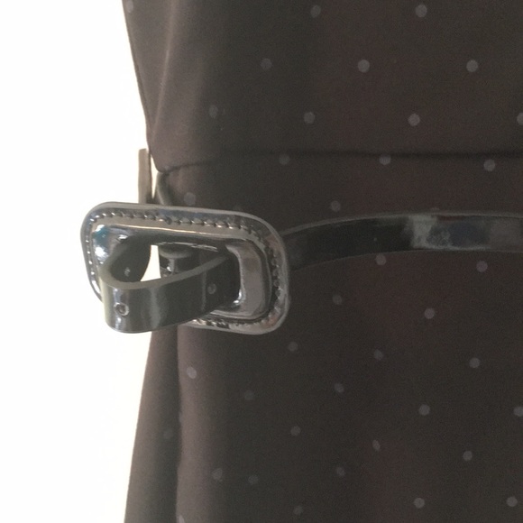 NWT ELLE sleeveless black polka dot dress - Picture 3 of 5